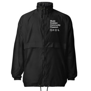 Music Enabled Community Powered - Windbreaker