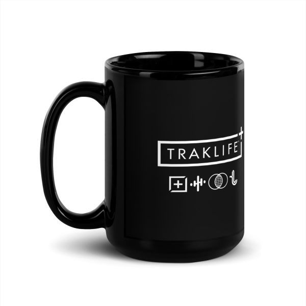 LA To The World - Black Glossy Mug - Image 4