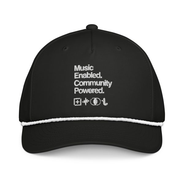 Music Enabled Community Powered - Golf Snapback - Image 4