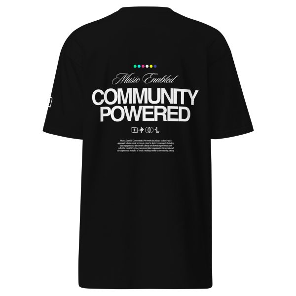 Music Enabled Community Powered - Premium Heavyweight Tee (Slim Fit) - Image 6