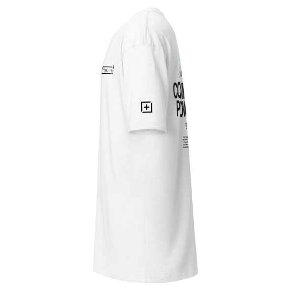 Music Enabled Community Powered - Premium Tee (White) (Slim Fit) - Image 3