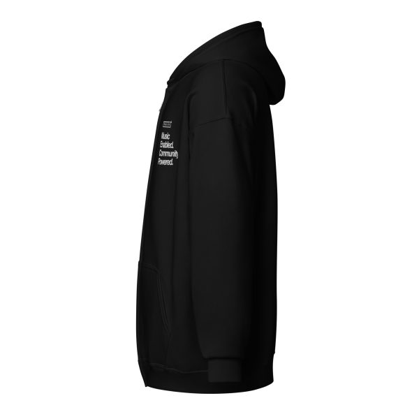 Music Enabled Community Powered (Embroidered) - Unisex heavy blend zip hoodie - Image 5